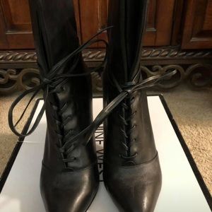 Black Nine West booties